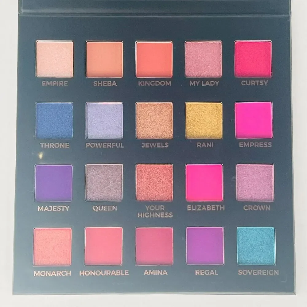 Eloise The Queen Eyeshadow Palette Mattes Shimmers Metallic 20 Shades .78oz NIB